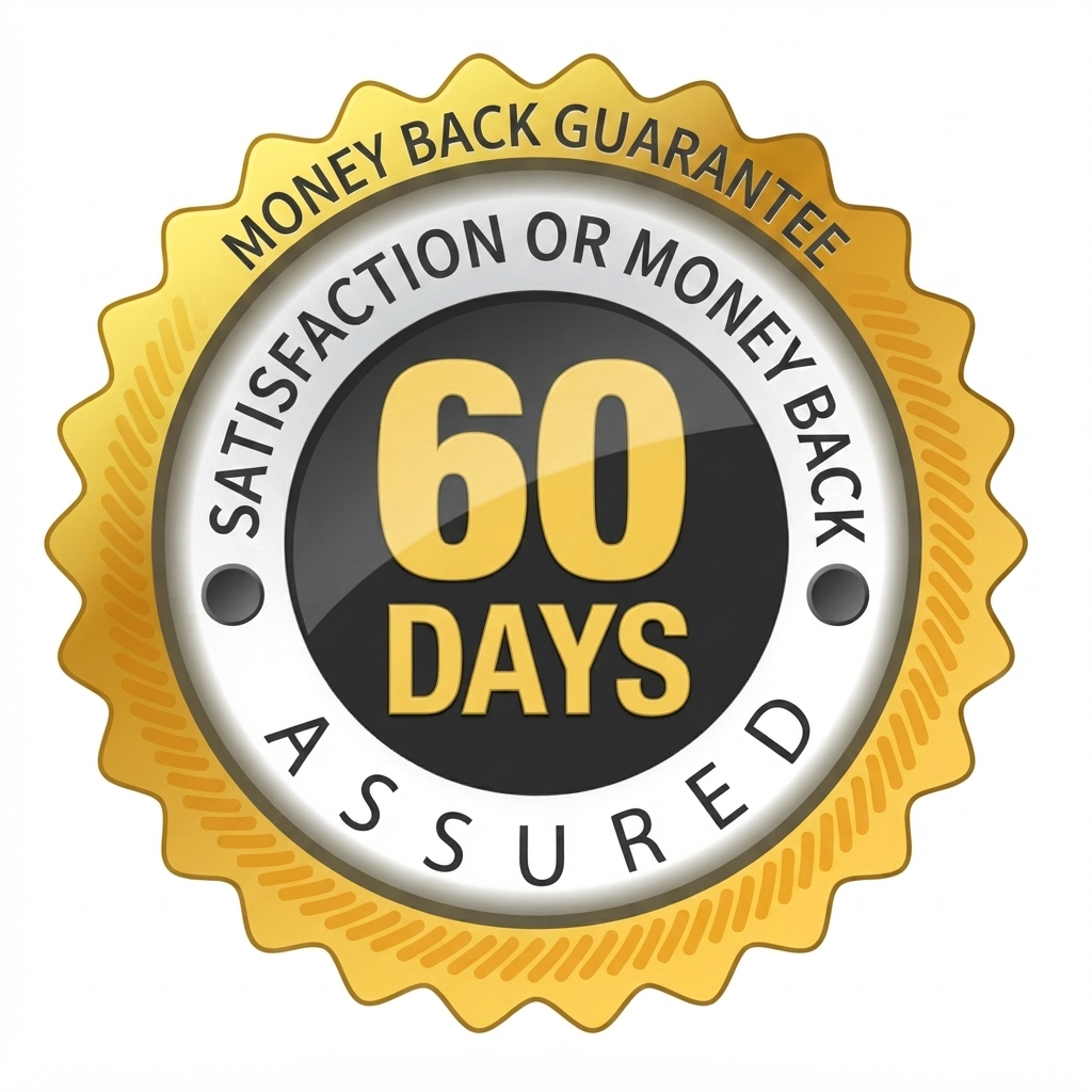 60 day money back guarantee